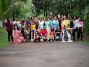 Our team + kids during picnic in Goa - October 22