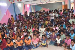 A get together of Children from rural communities