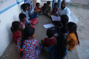 Evening tuitions for tribal children
