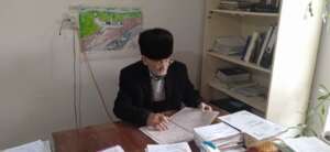 Health Centre Director in his office
