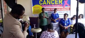 Partnering with cancer CBO in Kampala