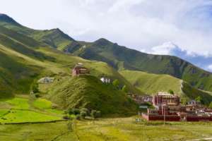Dutsi til Monastery, where our clinic campus sits