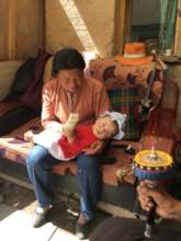 Dr. So Drogha with her new baby