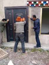 moving the door to the south side of the clinic