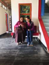 Achi, Asst. Director (l), & iana Weingrad (r)