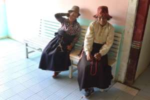 two clinic patients