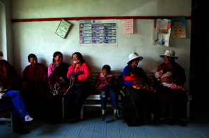 Patient Waiting Area -- old floor, old walls