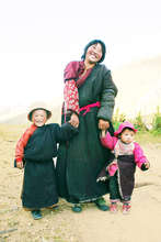Mother and children we treated