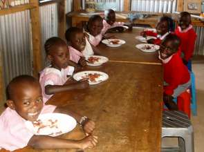 KiMMta ECD Children enjoyinh their lunch