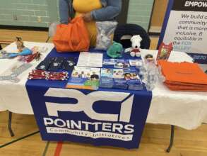 Pointters Booth at Johnston Elementary
