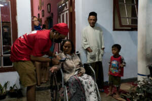 Mobile medical service received by PWD