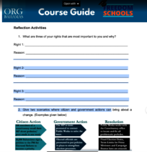 Freedom Schools Course Guide