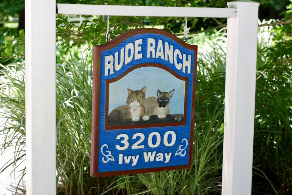 Rude Ranch Welcome Sign