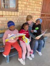 Buddy Reading at the end of a fun day!