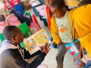 Buddy Reading at Our Winter Holiday Programme