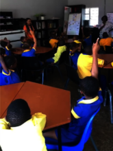 A literacy class at Diepsloot Combined school