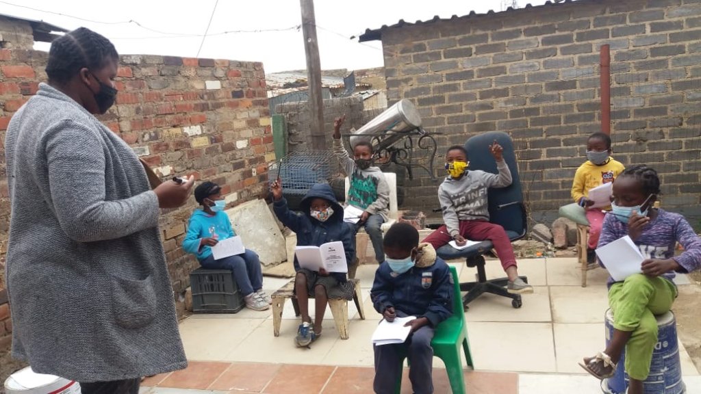 Local volunteers teaching in their communities