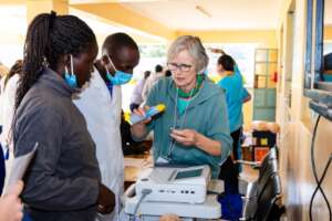 ECG machine training for LSCH staff