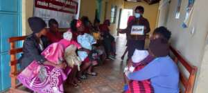 Talks on breast feeding at Momoniat dispensary