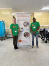 Dr Hughes & Dr Khatir from MUH in Kenya