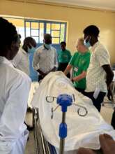 Londiani hospital staff receiving training in ATLS