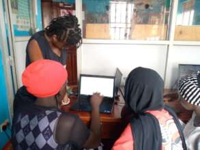 Basic ICT training in progress, Mummy Foundation