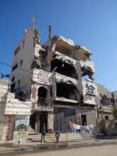 Housing in Gaza devastated by Israeli Army bombing
