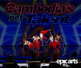 Epic Encounters on stage at Cambodia's Got Talent!