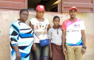 Our team with the Headmistress and the beneficiary