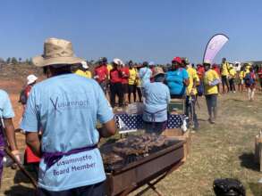 Refreshments at the end