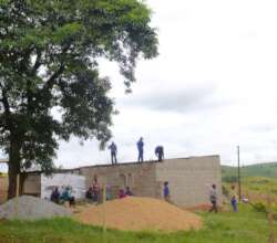 Nkhala Preschool metal structure is the before