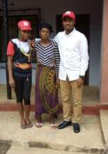 Our team with a poor widow