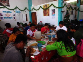 Lunchtime at Hogar Policarpo