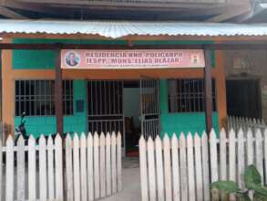 Hogar Policarpo entrance "home sweet home"