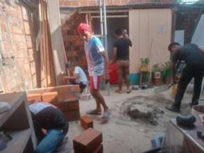 Working to improve their own residence