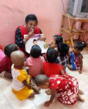 Parts of body session at our Play School