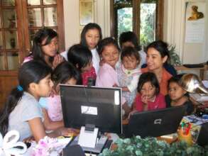 Photo: 2010, students we met while volunteering.