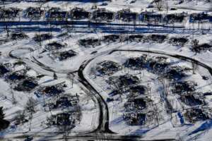 Burned Homes in Louisville, Colorado