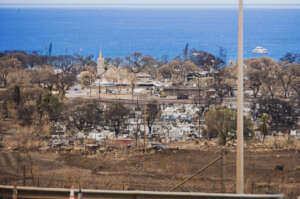 Lahaina one week after the wildfires