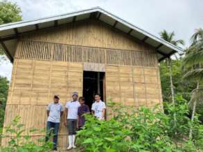 A newly rebuilt rearing house owned by Mr. Pedro