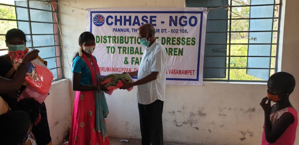 Donate new dresses to Tribal children