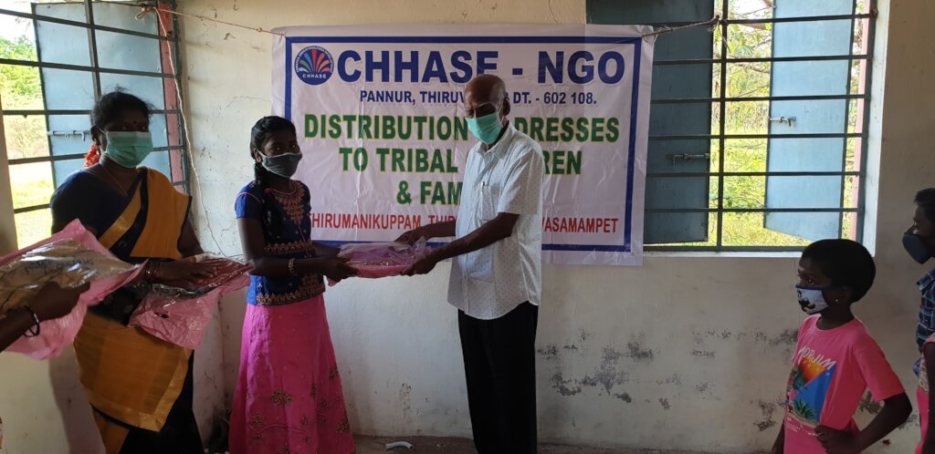 Donate new dresses to Tribal children