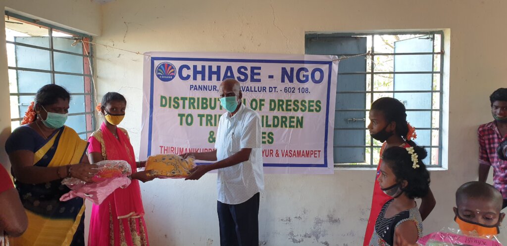 Donate new dresses to Tribal children