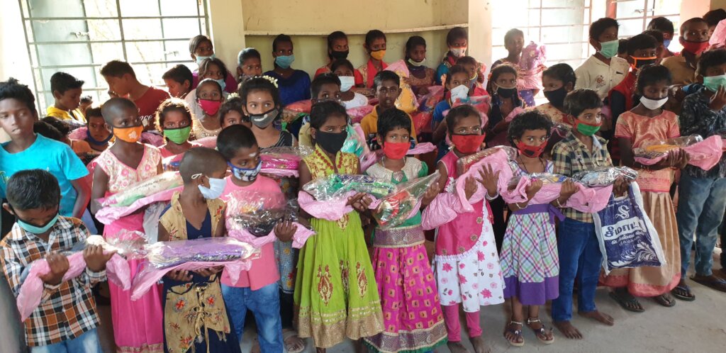 Donate new dresses to Tribal children