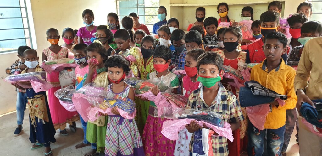 Donate new dresses to Tribal children