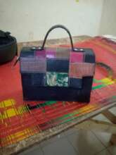 Handbag made in leather work class