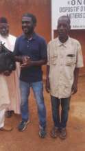 Mr. Souna (blue shirt) visits DIMA