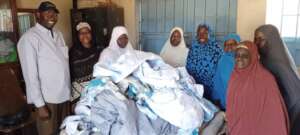 DIMA staff deliver fabric to CNRFO for class