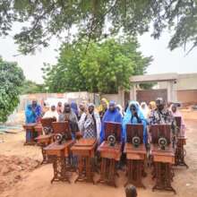 Each student gets her own sewing machine at CNRFO