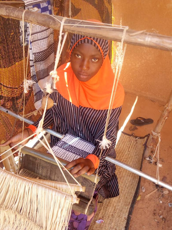 Weaving student